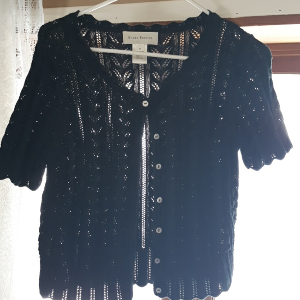 Susan Bristol short sleeve sweater